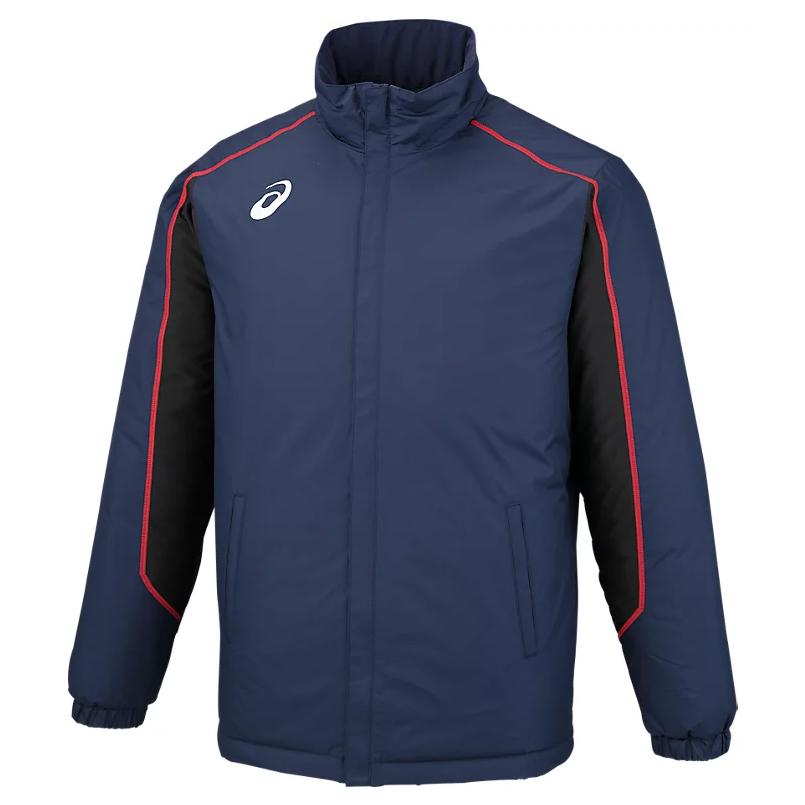[ASICS] Training Wear Mid-Layer Warm-Up Jacket (Recycled Material) 2031E055 Men's Peacoat 2XL