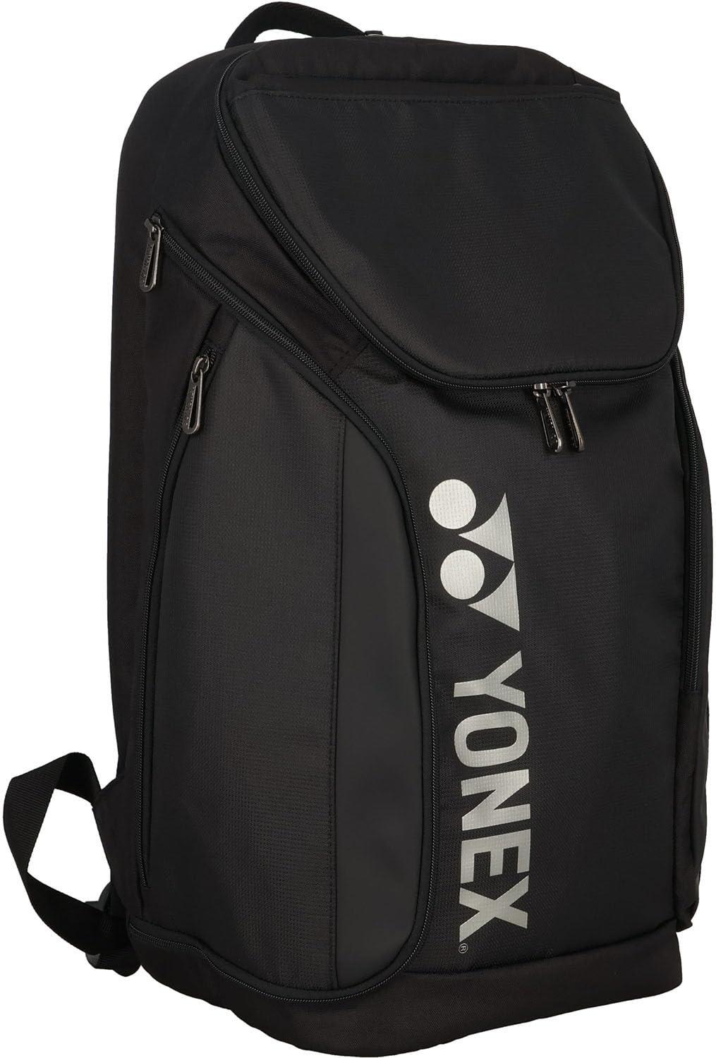 [YONEX] Tennis & Badminton Racket Bag Backpack L - Holds 2 Rackets - Black