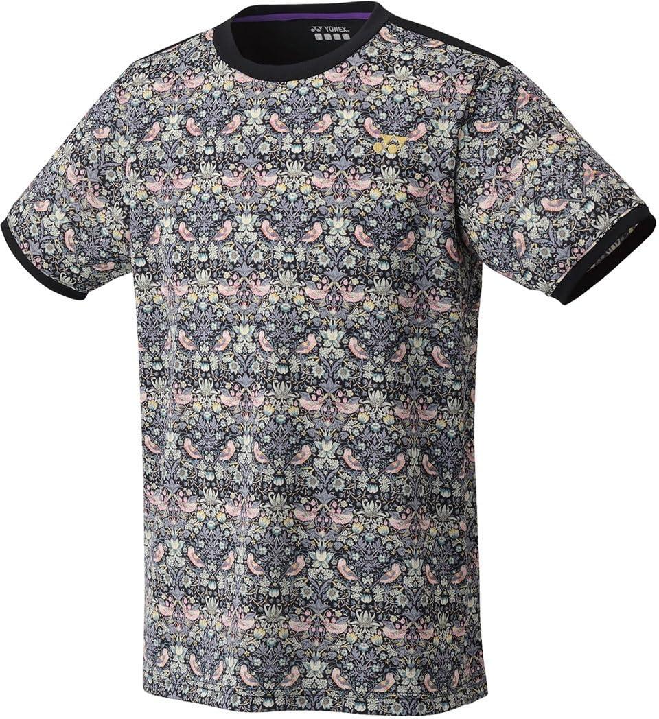 [Yonex] Short-Sleeve Shirt Uni Game Shirt (Fit Style) Black (007) S