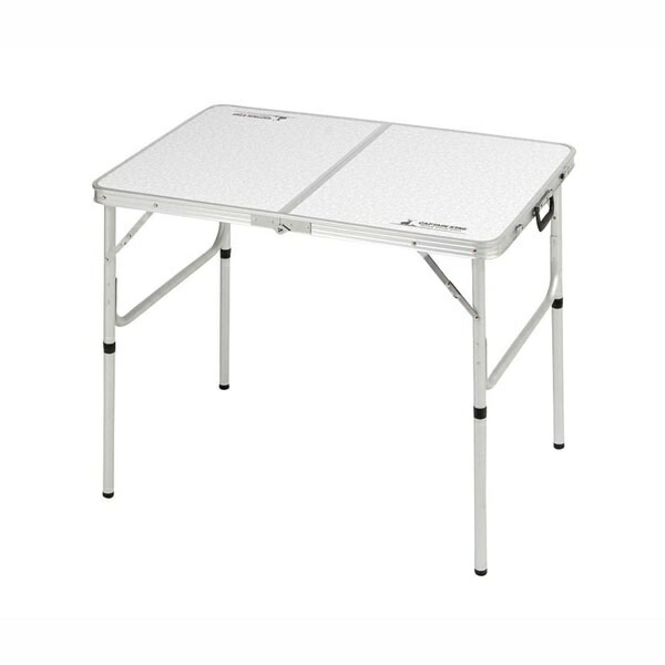 CAPTAIN STAG Outdoor Table Aluminum Two-Way Table with Adjusters S Size 90×60cm Laforet UC-511