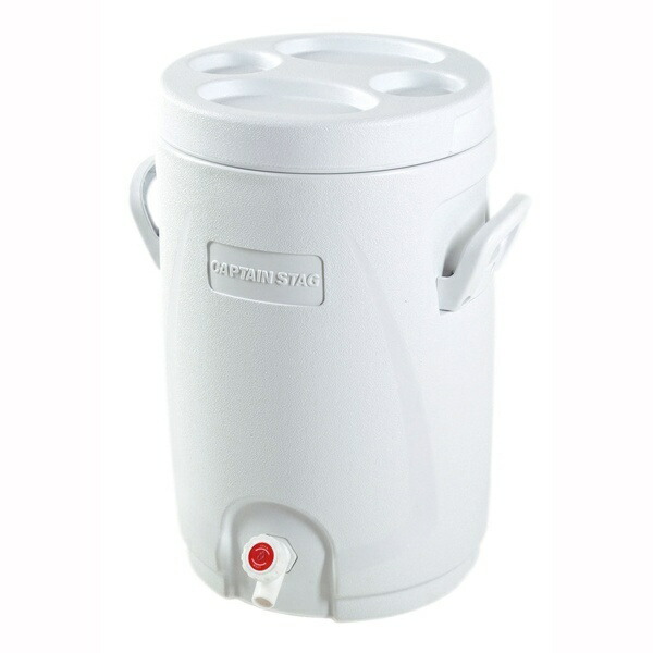 CAPTAIN STAG Jug Rigard Water Jug & Cooler 18L White UE-2021