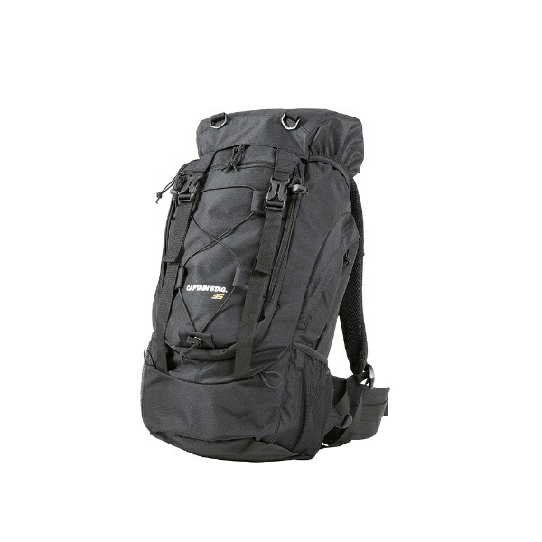 CAPTAIN STAG Backpack 35L Black FEEL BOSCO UM-2320