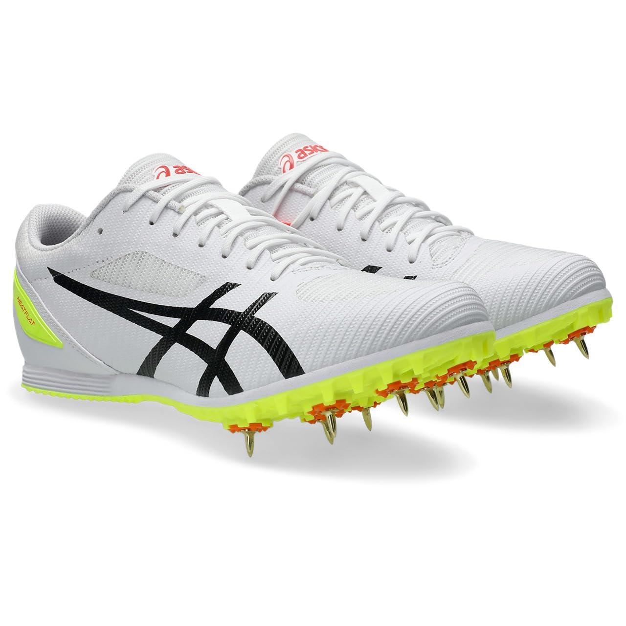 [ASICS] Track Spike HEATFLAT 12 1093A195 Unisex 101 (White/Safety Yellow) 25.5 cm 2E