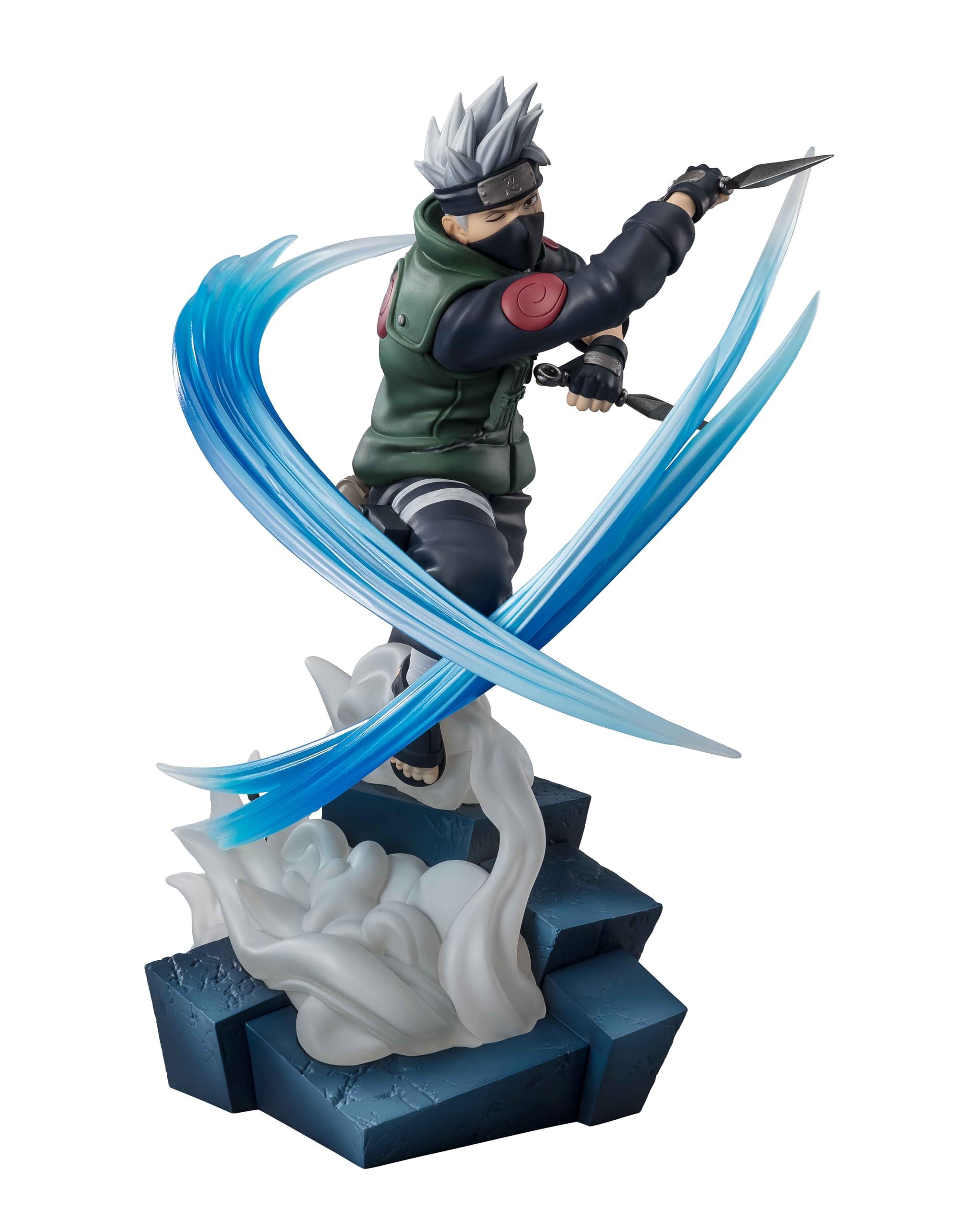 TAMASHII NATIONS Figuarts ZERO NARUTO Shippuden [Ultra Battle] Hatake Kakashi - Settling the Score with a Former Friend - Approx. 200mm PVC & ABS Material, Pre-Painted Complete Figure