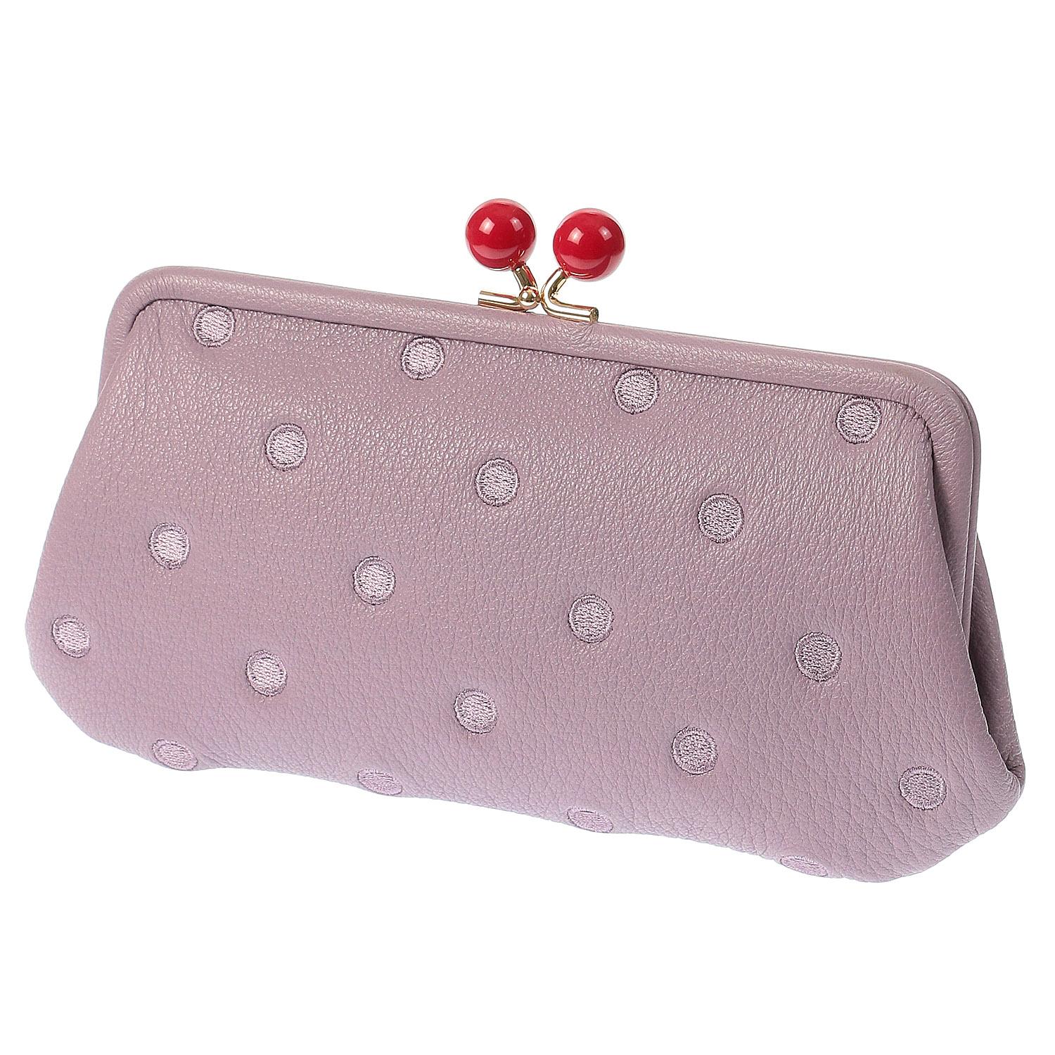 [Perke] Acrylic Bead Gusseted Long Wallet 08-06-03561 Women's LVDOT