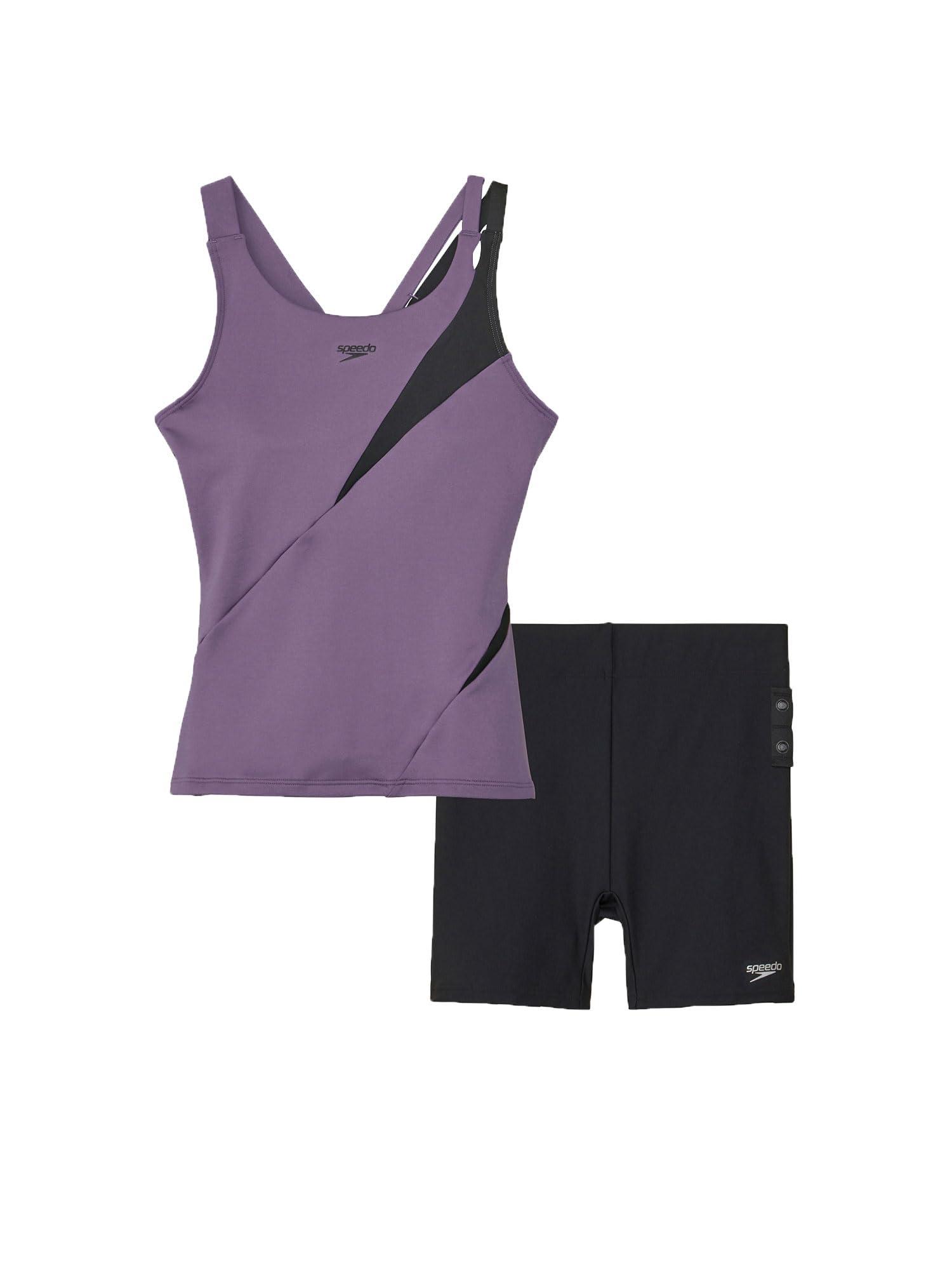 [Speed] Fitness Swimwear Diagona Separates Women's Swimsuit SFW22215 Vibe M