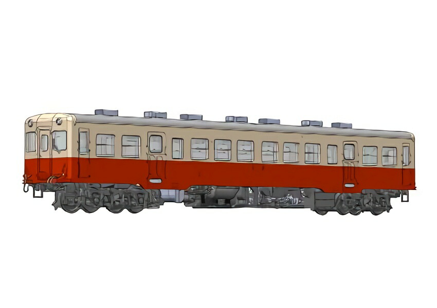 PLUM HO Gauge Kominato Railway Kiha 200 Series Early Type 1/80 Scale Body Pre-painted Unassembled Plastic Kit PP099