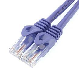 5-Pack HORIC LAN Cable UTP Category 6A 10m Purple LC100-515RBX5