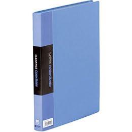 KING JIM Clear File Color Base Blue KJ-122CW-BLX5