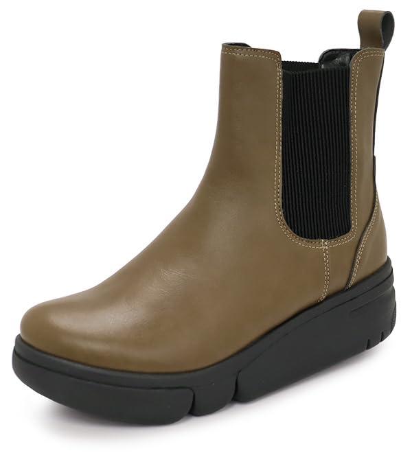 Heated Insulated Side Gore Boots Color: KHA (Khaki) Size: M