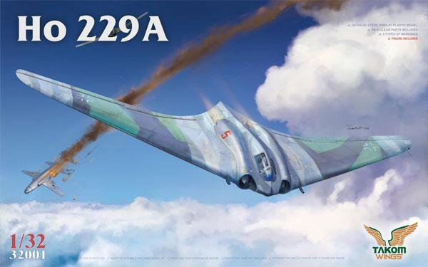TACOM 1/32 Wings Series Horten Ho229A Plastic Model Kit TKO32001 (Airplane)