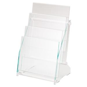 Lion Office Supplies Catalog Stand, Desktop, A4, 1 Column, 3 Shelves, PS-131A