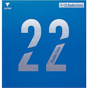 VICTAS Table Tennis Rubber V>22 Double Extra (Back Soft) Blue (5000) 2.0 200070