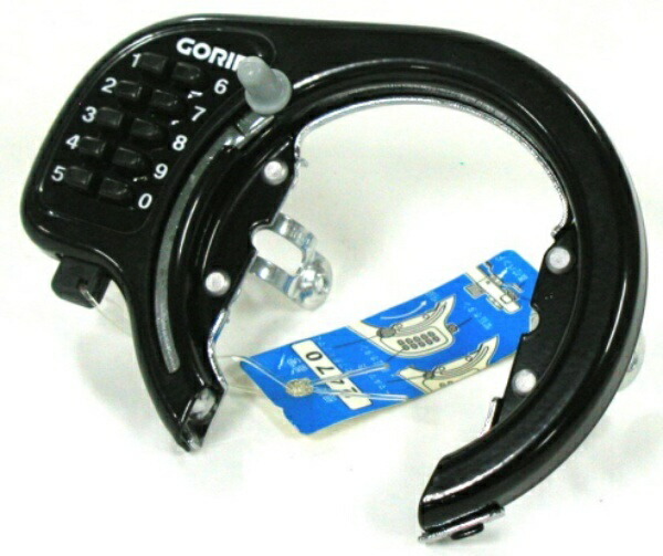 GORIN Push-Button Ring Lock GR-500, 10 Pieces, Black