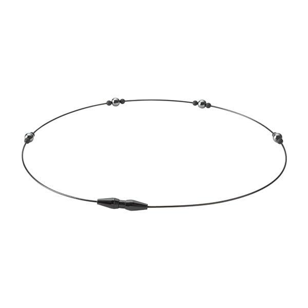 Phiten RAKUWA Magnetic Necklace EXTREME Station Black 50cm