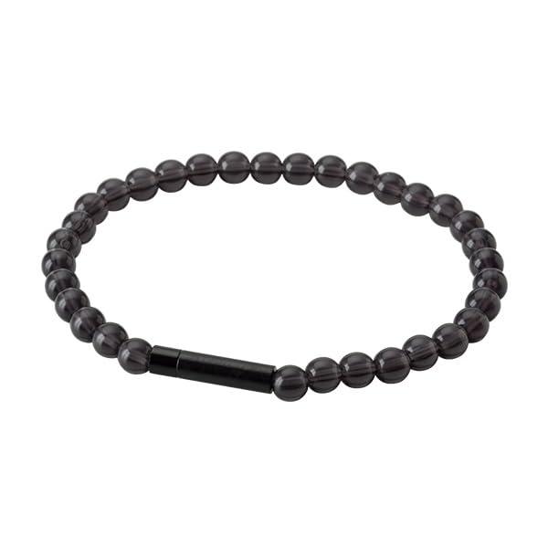 phiten RAKUWA Bracelet EXTREME Crystal Touch Black/Black Inner Circumference 18cm