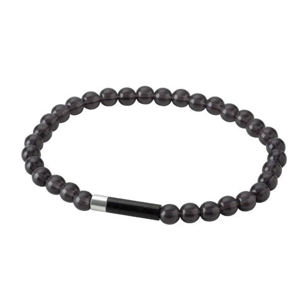 phiten RAKUWA Bracelet EXTREME Crystal Touch Black/Silver Inner Circumference 18cm