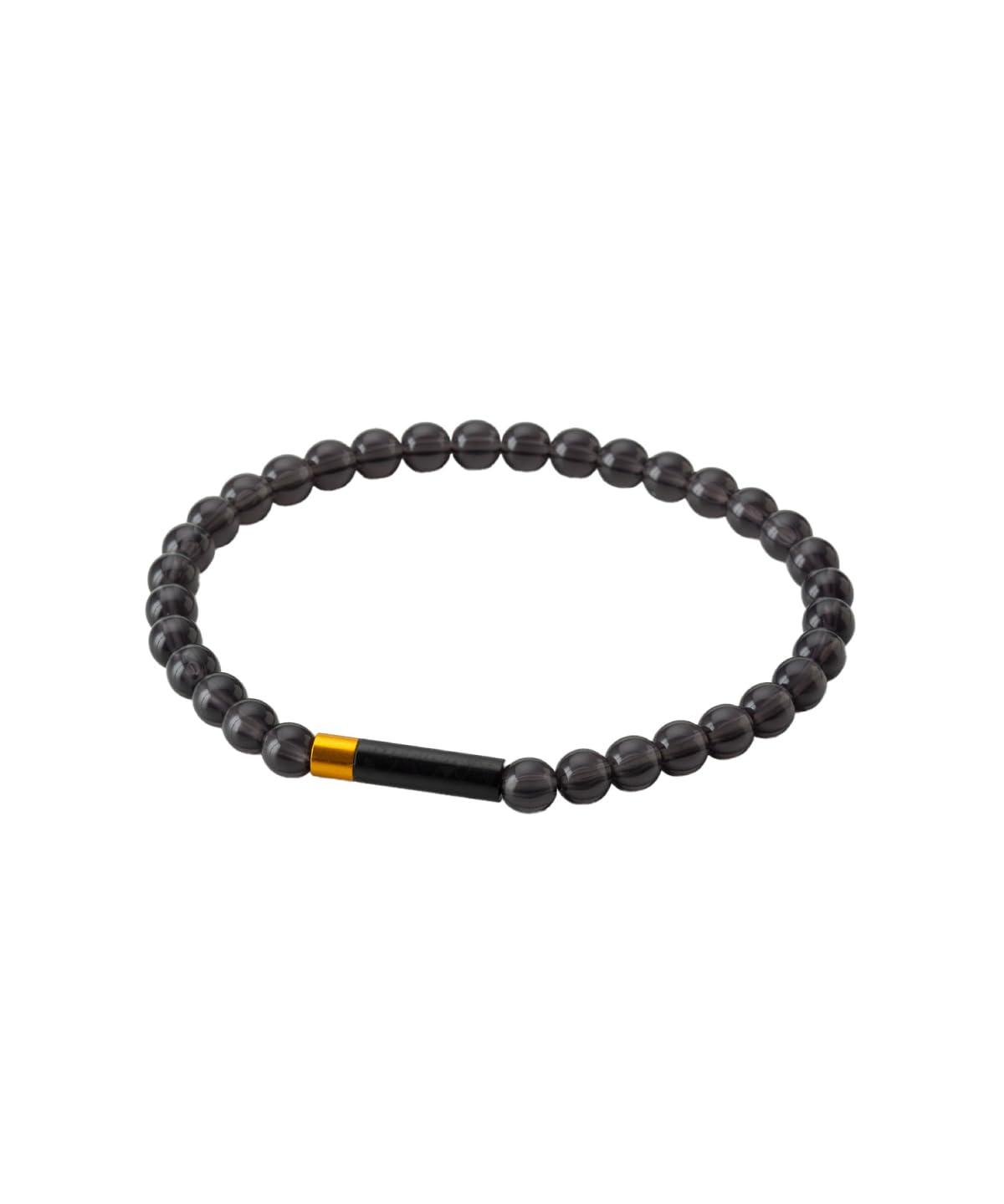 phiten RAKUWA Bracelet EXTREME Crystal Touch Black/Gold Inner Circumference 18cm