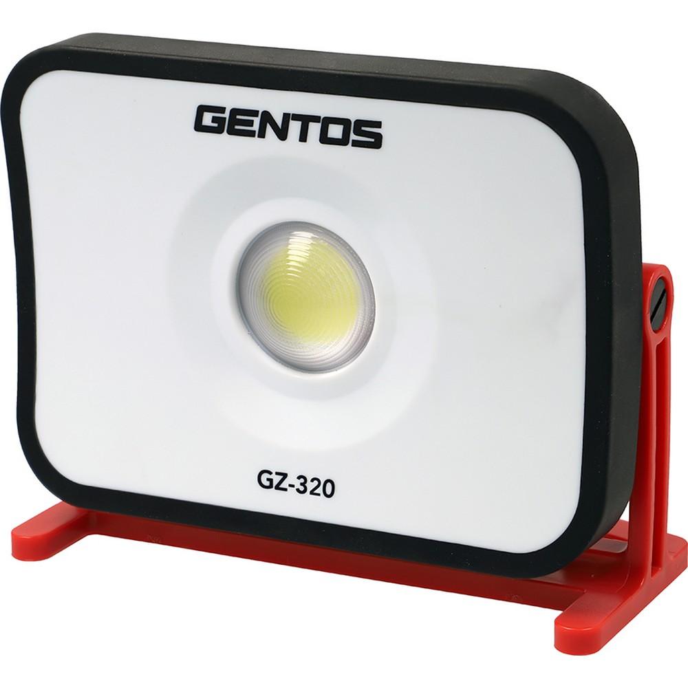 GENTOS Floodlight LED Work Light AC Power/USB Rechargeable (Dedicated Rechargeable Battery) 1700 Lumens GANTZ GZ-320 Waterproof Work Light Outdoor COB Fishing