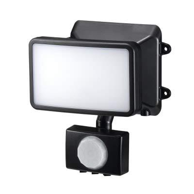 YAZAWA Solar-Powered 3W LED Sensor Light 1-Light SLR3LES