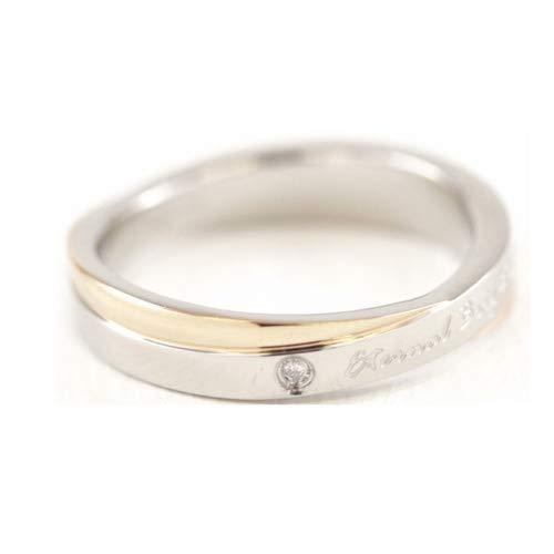 Pure Hypoallergenic Stainless Steel 316L Diamond Pair Ring PMS-015-09