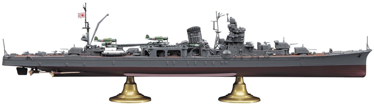 Hasegawa 1/350 Imperial Japanese Navy Light Cruiser Yugiri Battle of Leyte Gulf Plastic Model Kit 40109 (Ship)