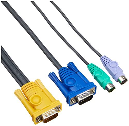 Sanwa Supply Computer Automatic Switch Cable (6.0m) SW-KLP600N Black