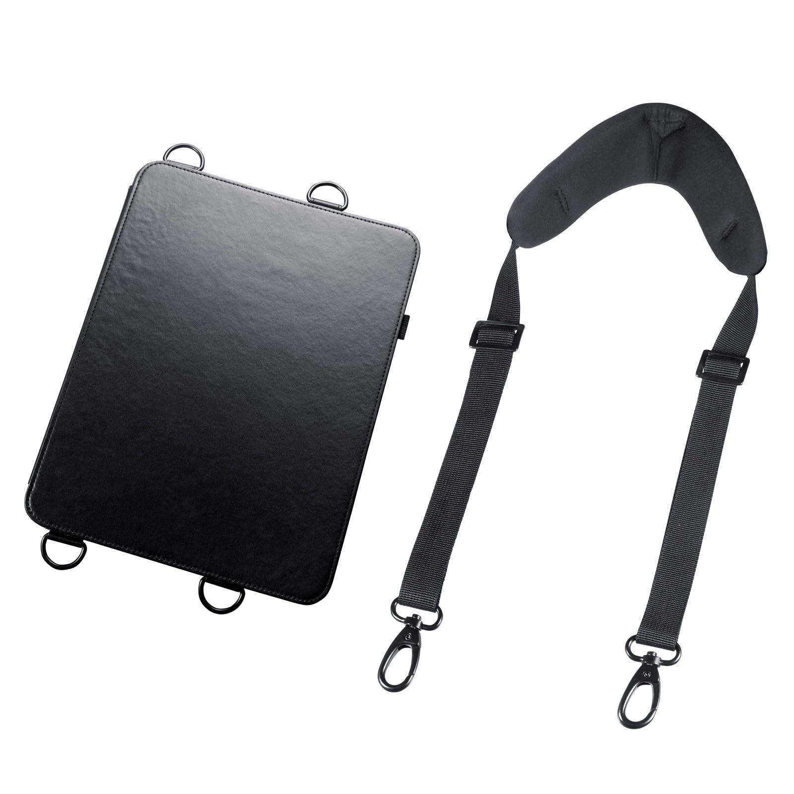 Sanwa Supply Stand and Belt Case for iPad Air 13-inch (M3/2025, M2/2024) PDA-IPAD2112BK