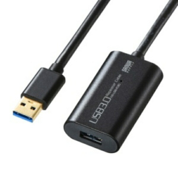 Sanwa Supply 10m Extension USB 3.0 Active Repeater Cable USB 3.1 Gen 1 Compatible KB-USB-R310