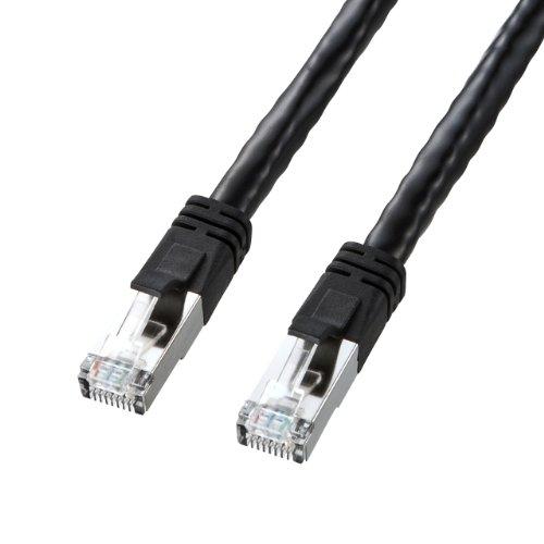 Sanwa Supply PoE CAT6 LAN Cable 20m Black KB-T6POE-20BK