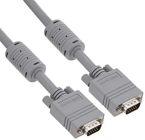 Sanwa Supply CRT Composite Coaxial Cable 10m Light Gray KB-CHD1510K2