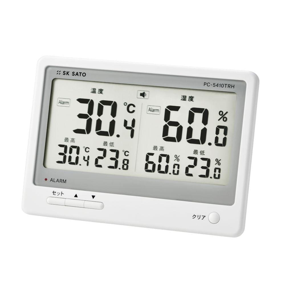 Sato Keiryoki Seisakujo Digital Temperature and Humidity Meter PC-5410TRH