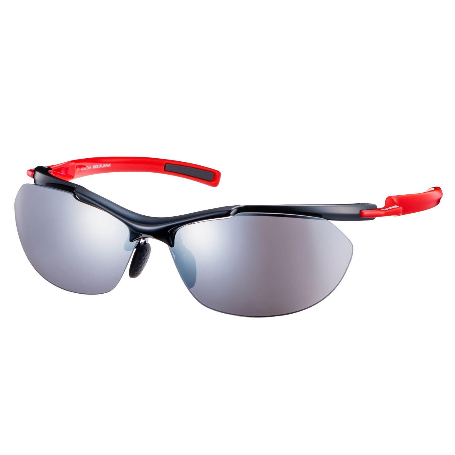 [Swans] Sports Sunglasses Airless-Core SACR-0701_BK/R Made in Japan Mirror Lens