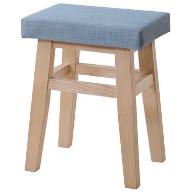 AZUMAYA Bamboo Stool - Light Blue (CL-785CWB)