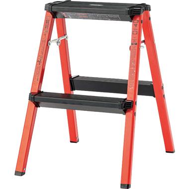 Higashitani Step Stool 2-Tier Red PC-702RD
