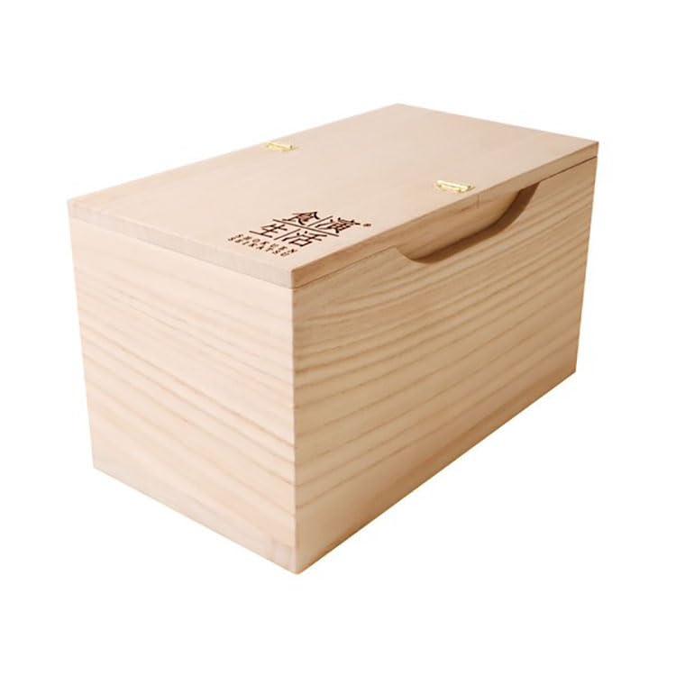 Yamaco Temahima Workshop Paulownia Rice Storage Container 5kg Capacity Protects rice from heat and moisture to preserve its delicious flavor yamaco86349