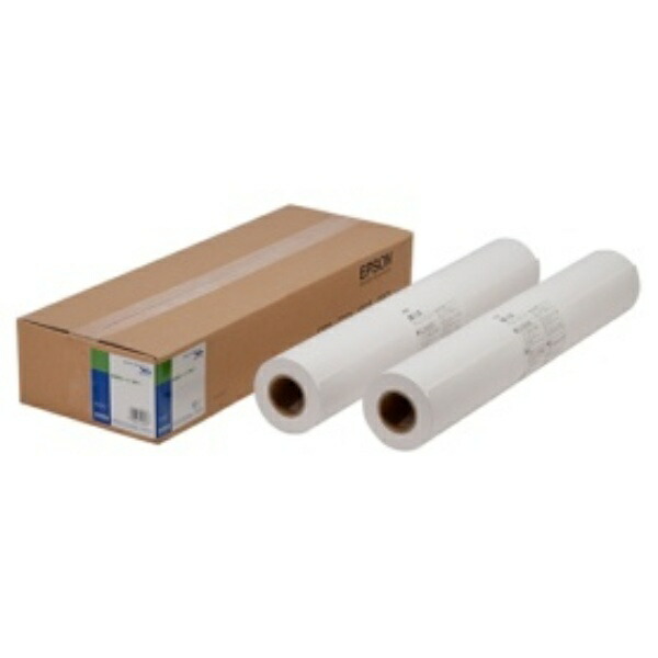 Seiko Epson Plain Paper Roll, Heavyweight, Approx. 610mm Width × 50m (2 Rolls) 24-inch MAXART Compatible EPPP9024