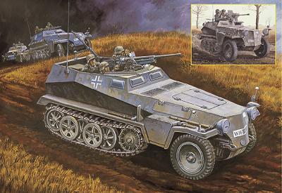 DR6426MT Dragon 1/35 WW.II German Army Sd.Kfz.250 A-Type 3.7cm/2.8cm Anti-Tank Gun Mounted 2in1