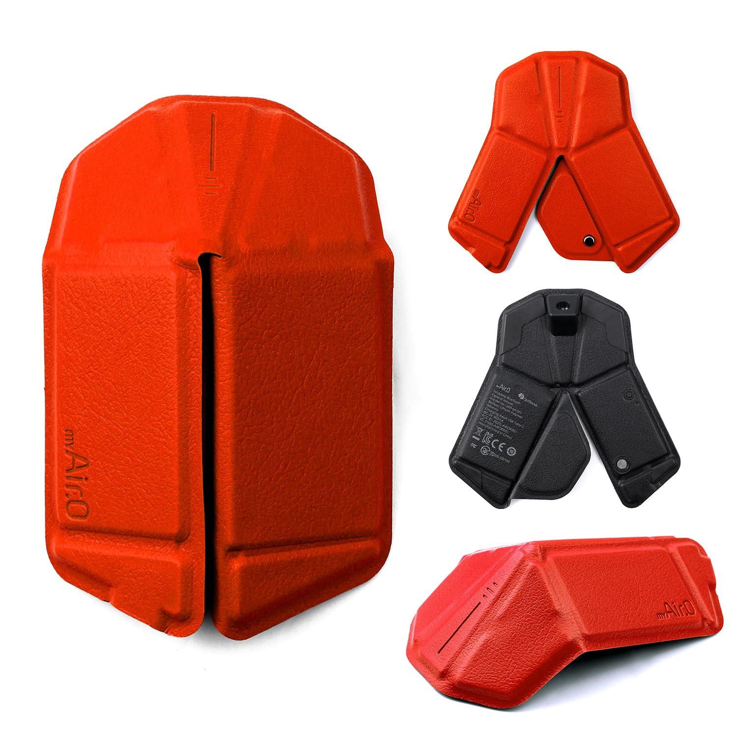 myAir.0 OriMouse Portable Wireless Mouse [ 3D Origami-Size Design Touch Scroll Ultra-Thin Lightweight No USB Receiver Required Bluetooth 5.2 Connection ] Racing Red MA0-OMRD1