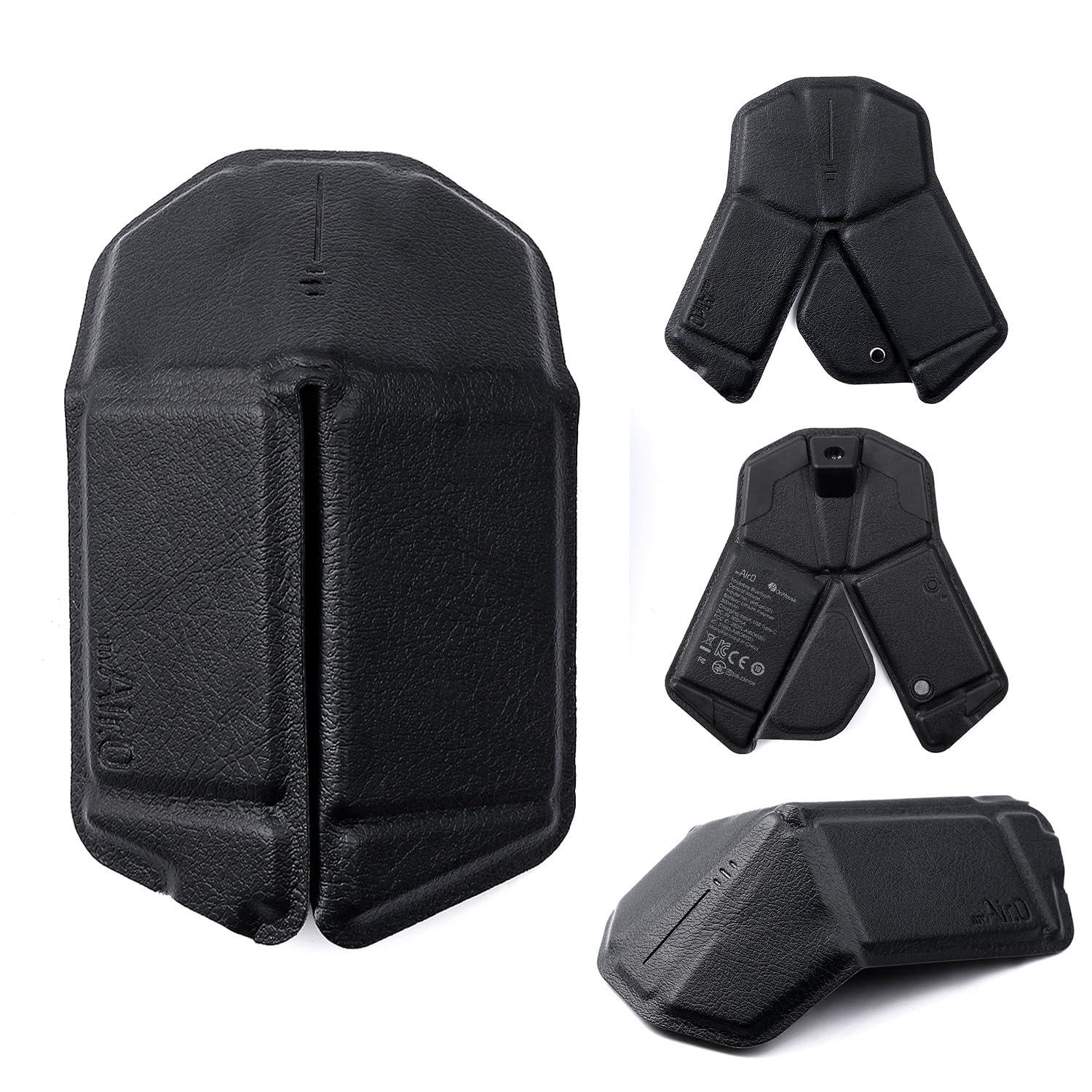 myAir.0 OriMouse Portable Wireless Mouse [ 3D Origami-inspired Design Touch Scroll Ultra-Thin Lightweight No USB Receiver Required Bluetooth 5.2 Connection ] Cool Black MA0-OMBK1