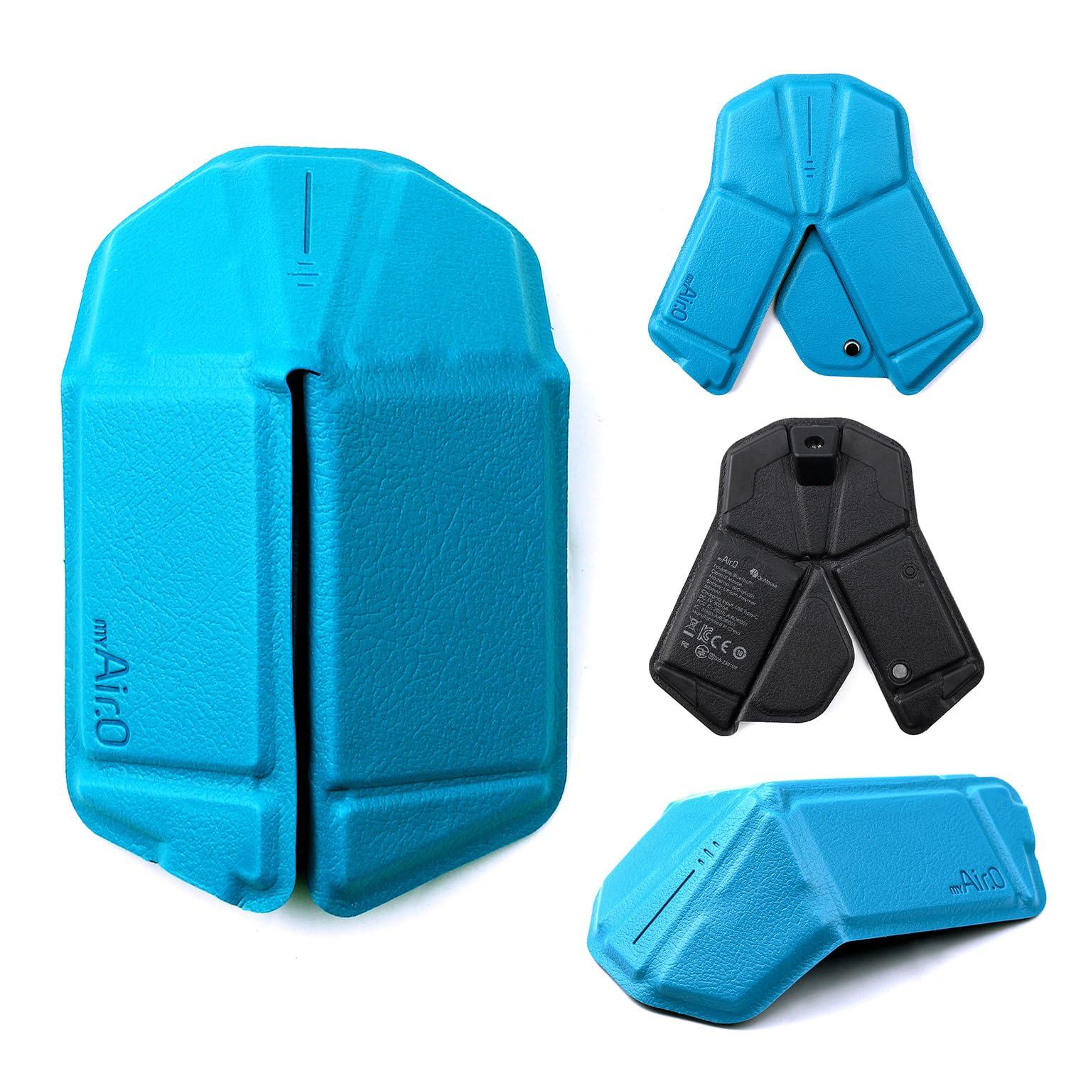 myAir.0 OriMouse Portable Wireless Mouse [ 3D Origami-Size Design Touch Scroll Ultra-Thin Lightweight No USB Receiver Required Bluetooth 5.2 Connection ] Princess Blue MA0-OMBL2