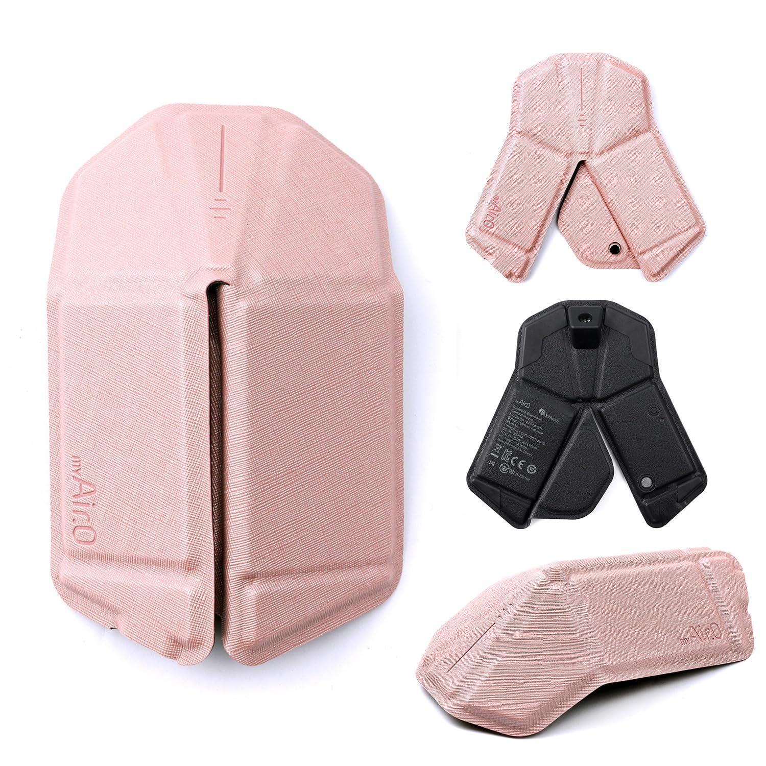 myAir.0 OriMouse Portable Wireless Mouse [ 3D Origami-inspired Design Touch Scroll Ultra-Thin Lightweight No USB Receiver Required Bluetooth 5.2 Connection ] Pink Shine MA0-OMPK3