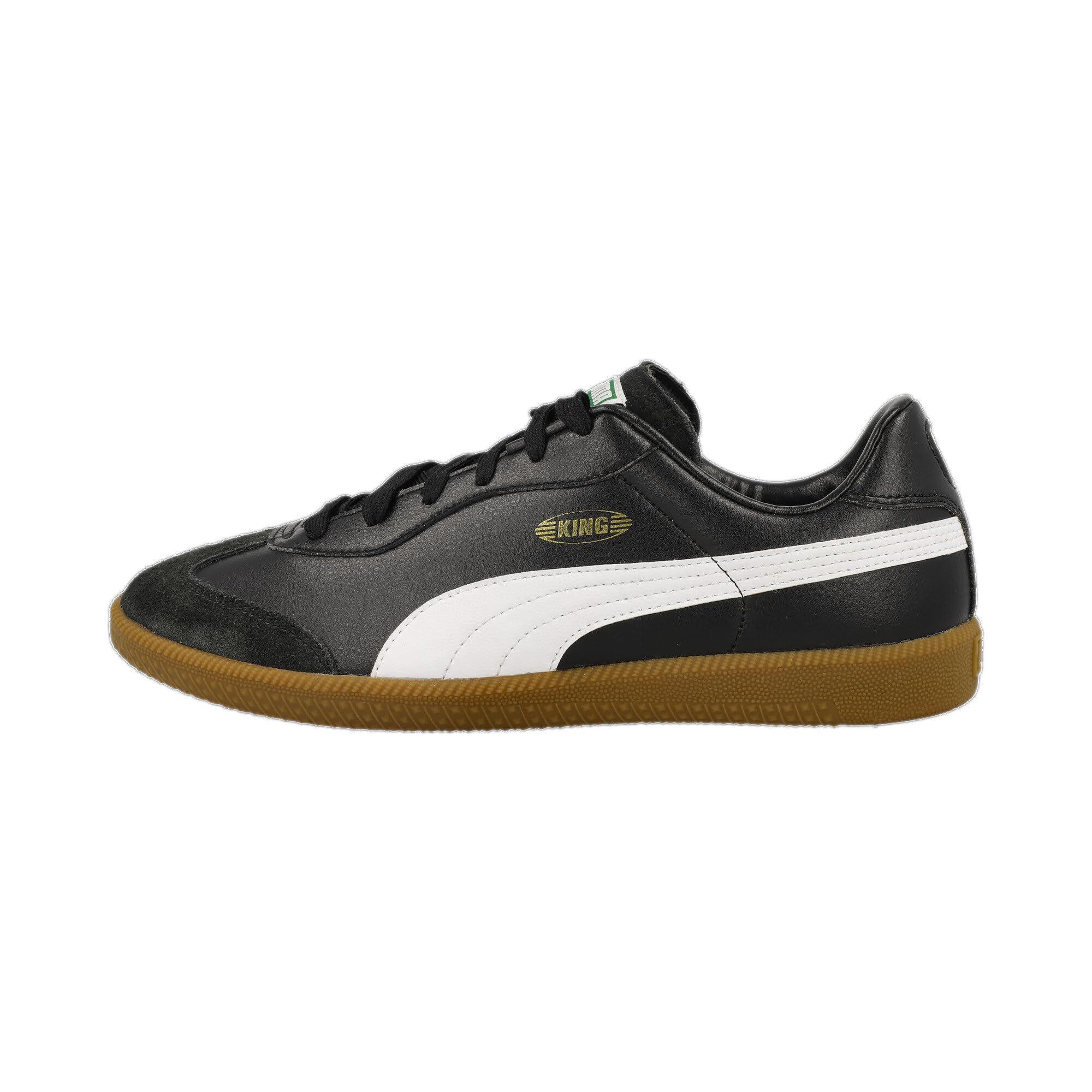 [PUMA] Soccer Shoes KING 21 IT 106696 Spring/Summer 2024 Colorway Black White/Gum (01) 25.5 cm