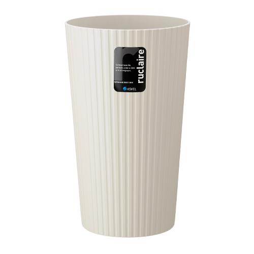 φ240x400mm / 13L Dust Box (Round / White / 5 pcs)