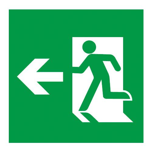 LED Exit Sign Panel (Emergency Exit / Left Arrow / Class A)