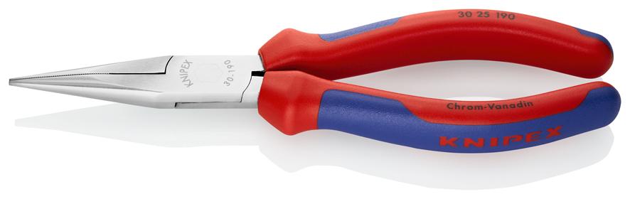 ESCO 190mm Long-Nose Pliers (With Grip/Plated) EA537L-13