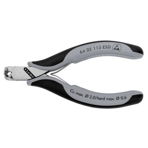 ESCO 115mm Precision End Nippers (ESD Grip/Spring-loaded) EA536KE-30 1 Pair