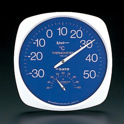285x285x35mm Thermometer and Hygrometer