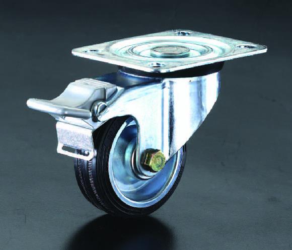 100mm Casters (Swivel Fittings with Rear Wheel Brakes) EA986HB-2