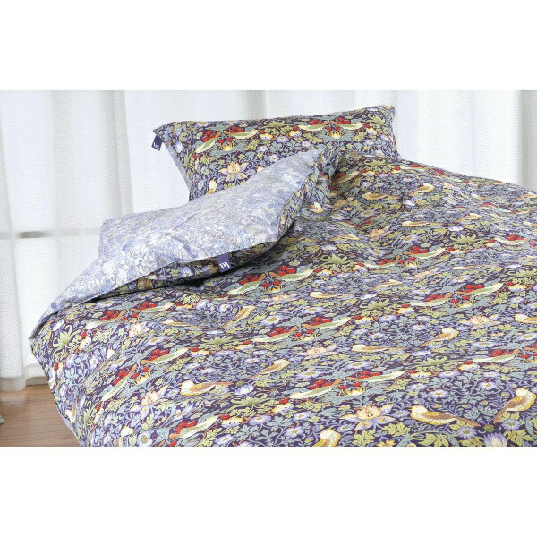 Romance Kosugi Made in Japan V&A (Victoria and Albert Museum) Strawberry Thief Quilt Cover Single Long Blue